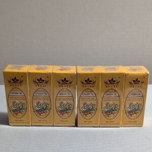 Ginger Oil 6pcs 30ml Essential Oil Huang Jia Fang Cao Yuan